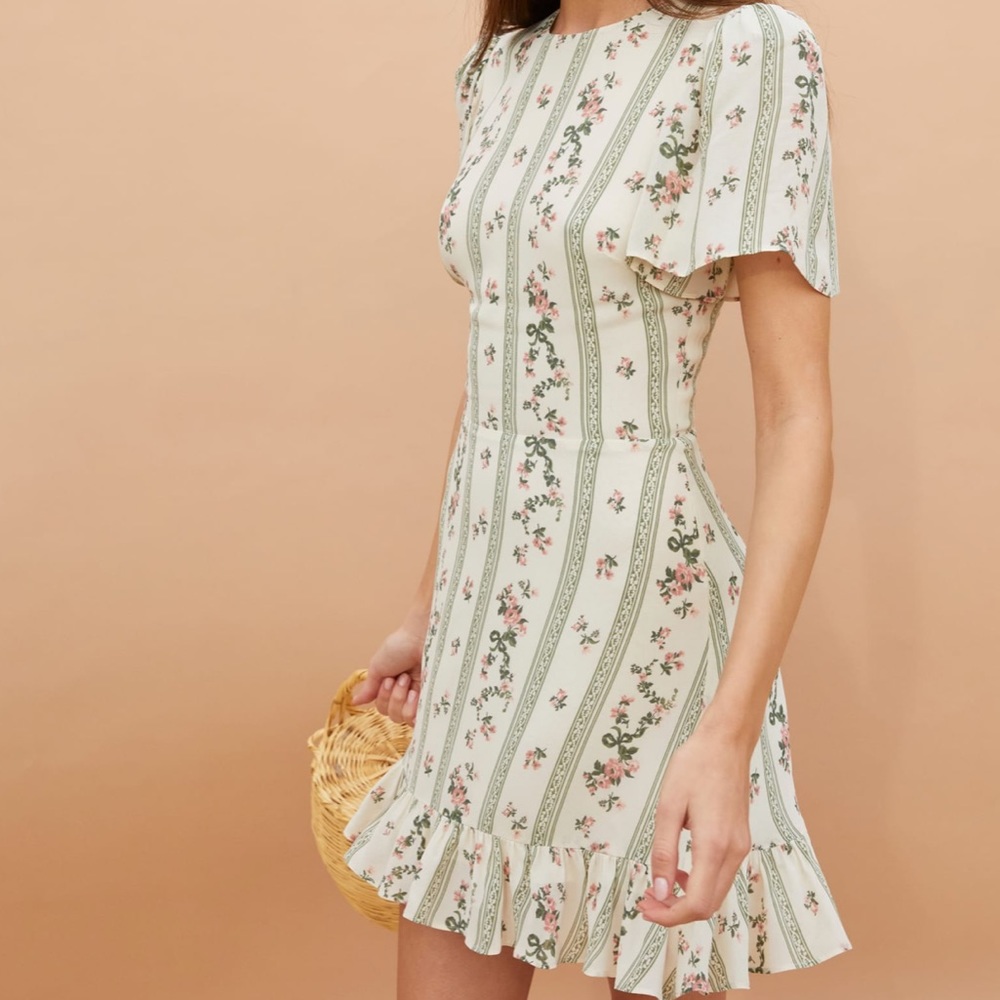 Reformation Beesley Dress Heath print size 4 NWT